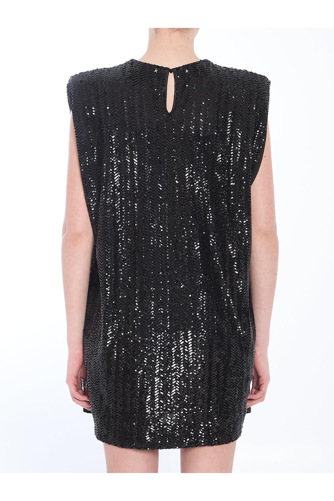 Sequined mini dress