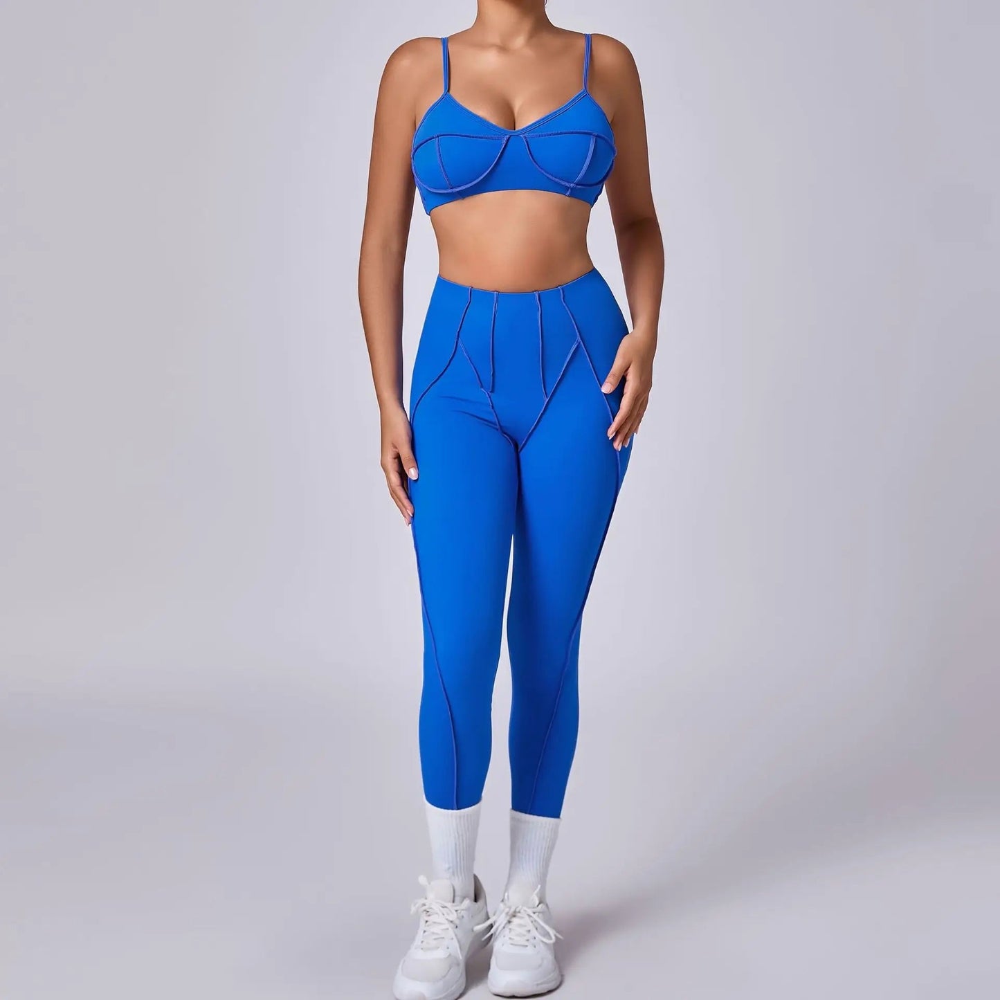 Yoga And Sports High Waist Hip-Lifting  Set