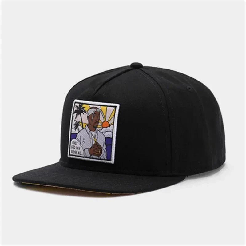 Karlkyns tískuhúfur með fjölþættum snapback-húfum sem stillanlegar Hip Hop-húfur