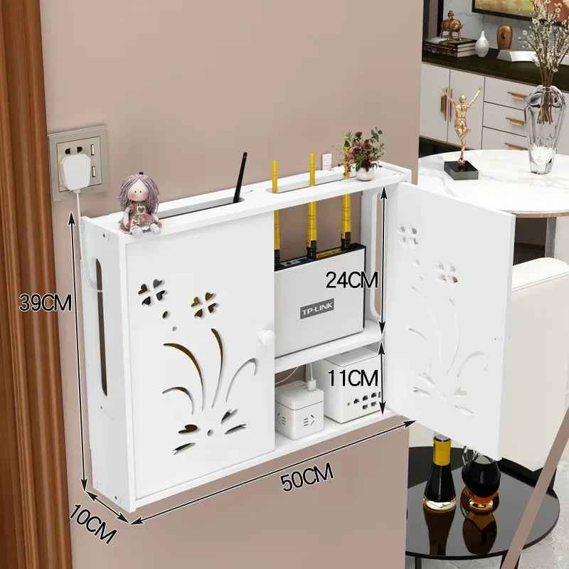 Wireless Wifi Router Shelf And Storage Box
