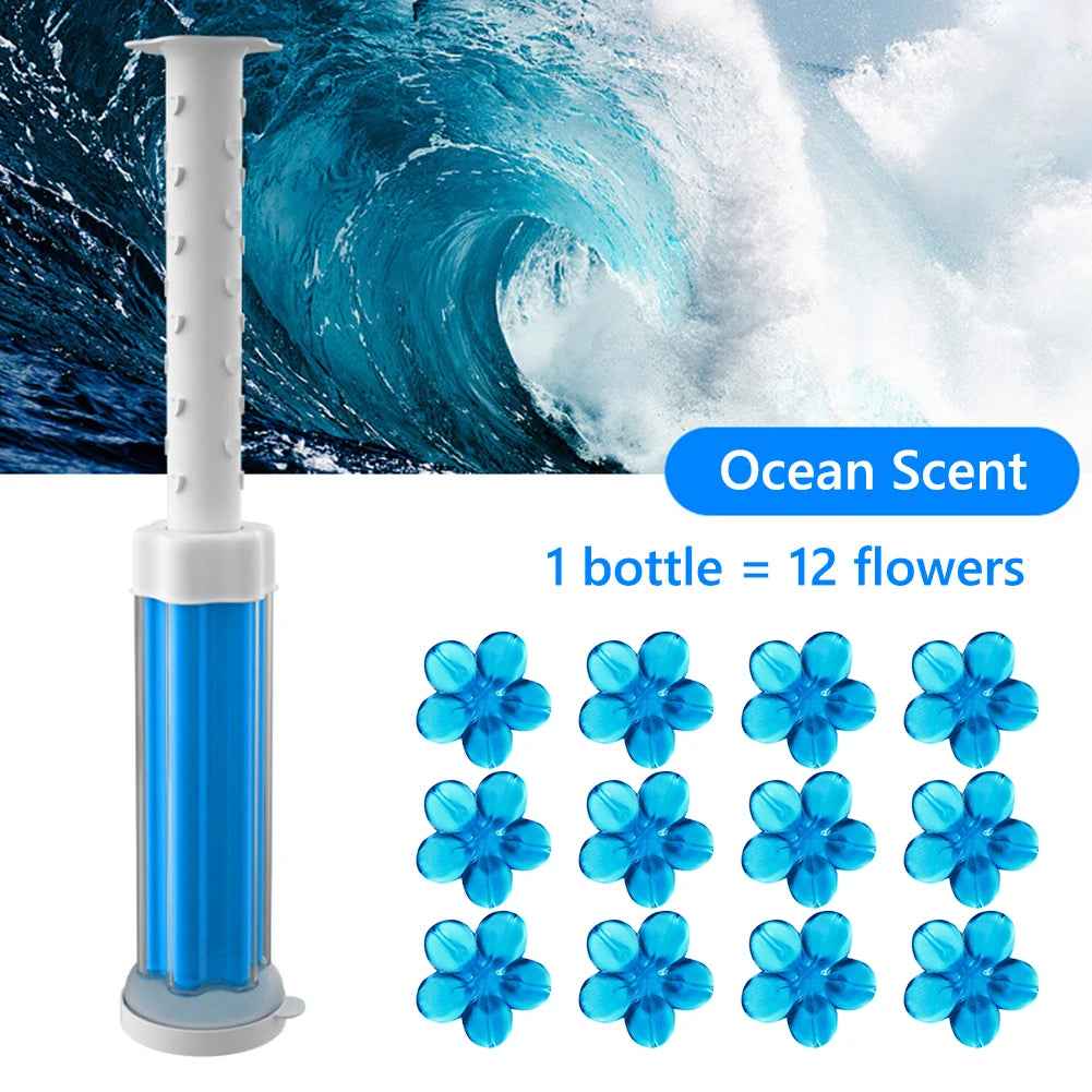 Disposable Toilet Cleaner Flower Gel