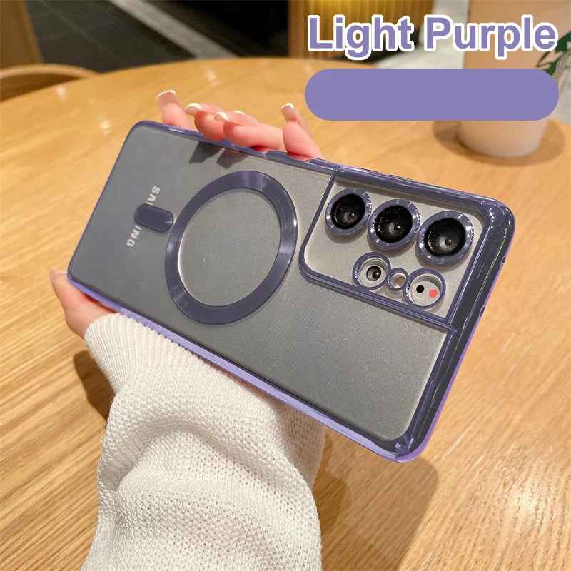 Magsafe Magnet Cover Case Samsung S21 S23 Fe S22 Plus S24 Ultra 10H 5K