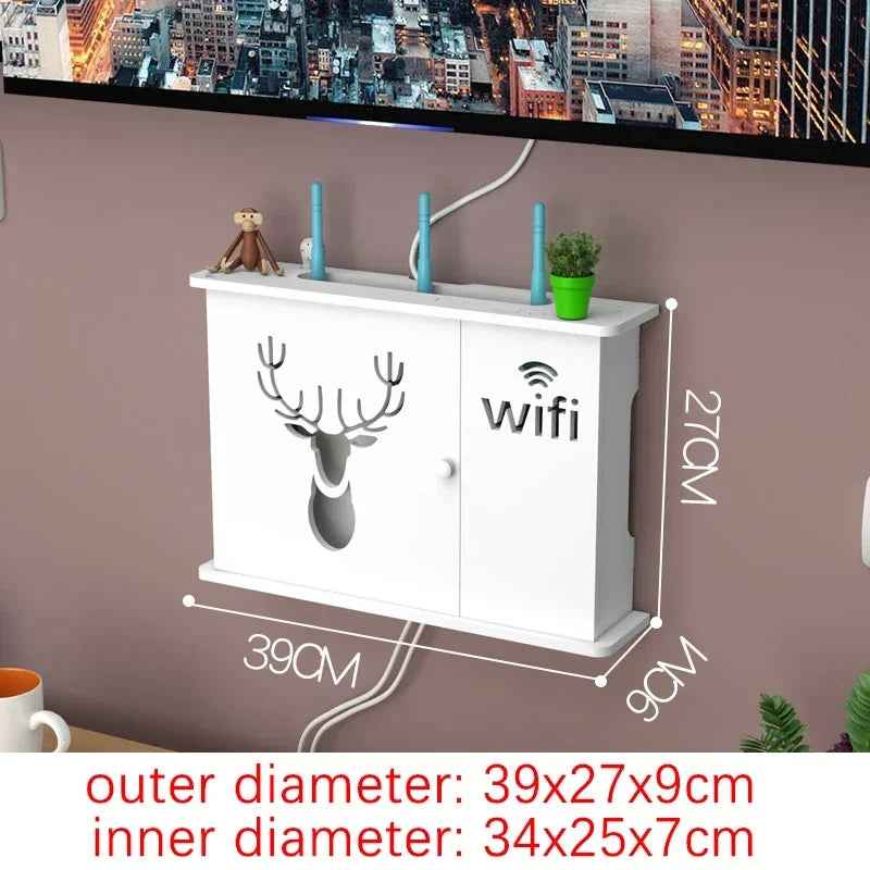 Wireless Wifi Router Shelf And Storage Box