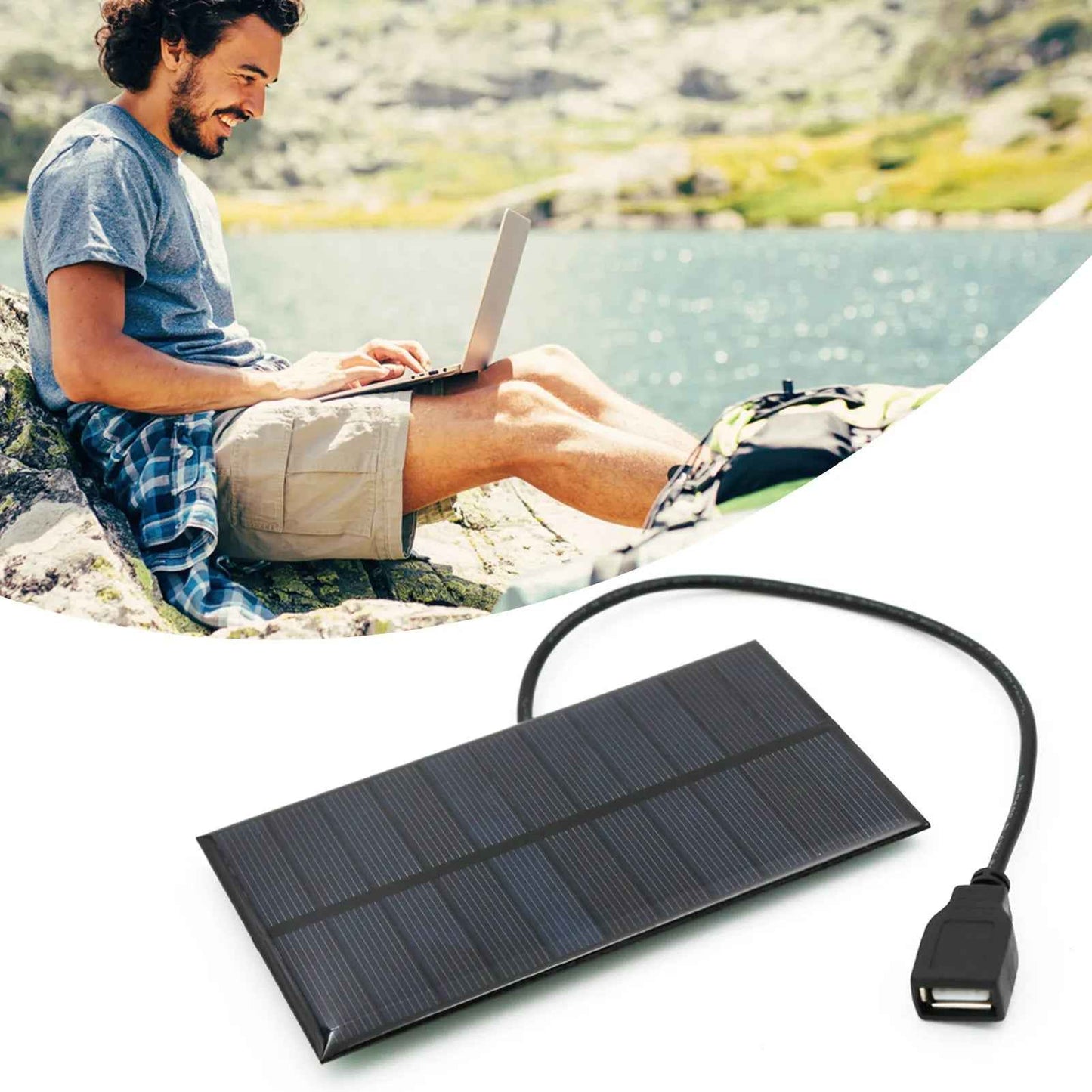 5.5W Portable Solar Panel Power Bank