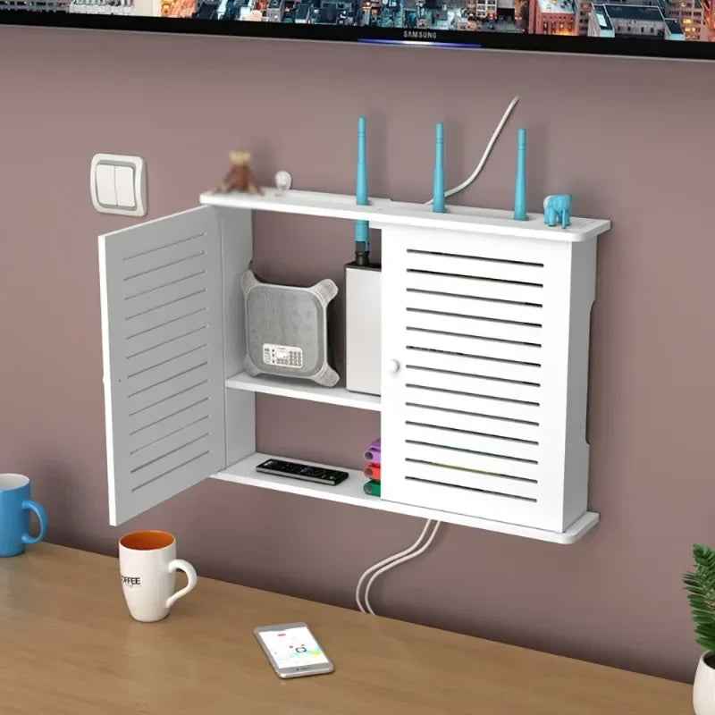 Wireless Wifi Router Shelf And Storage Box