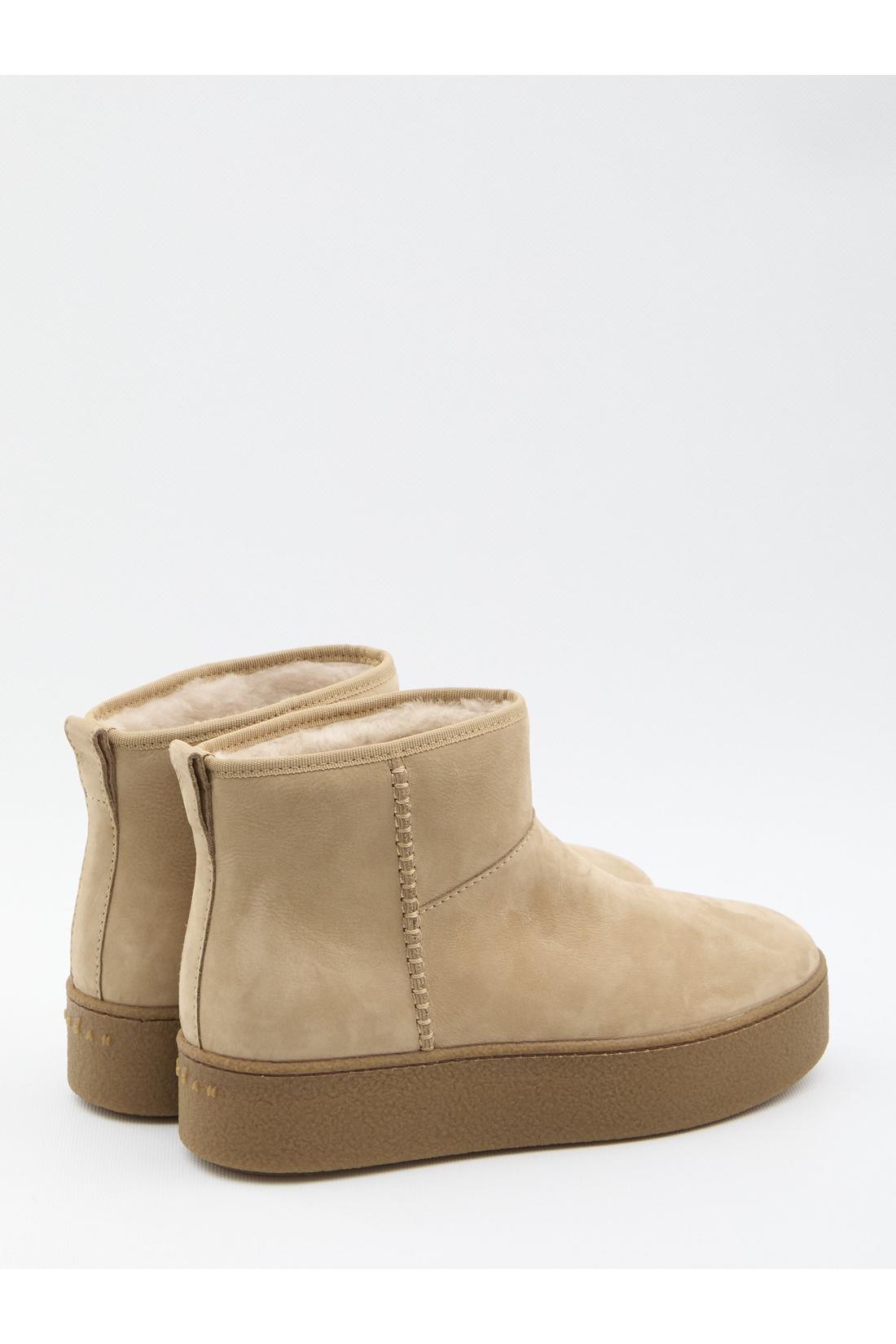 Shearling ankle boots