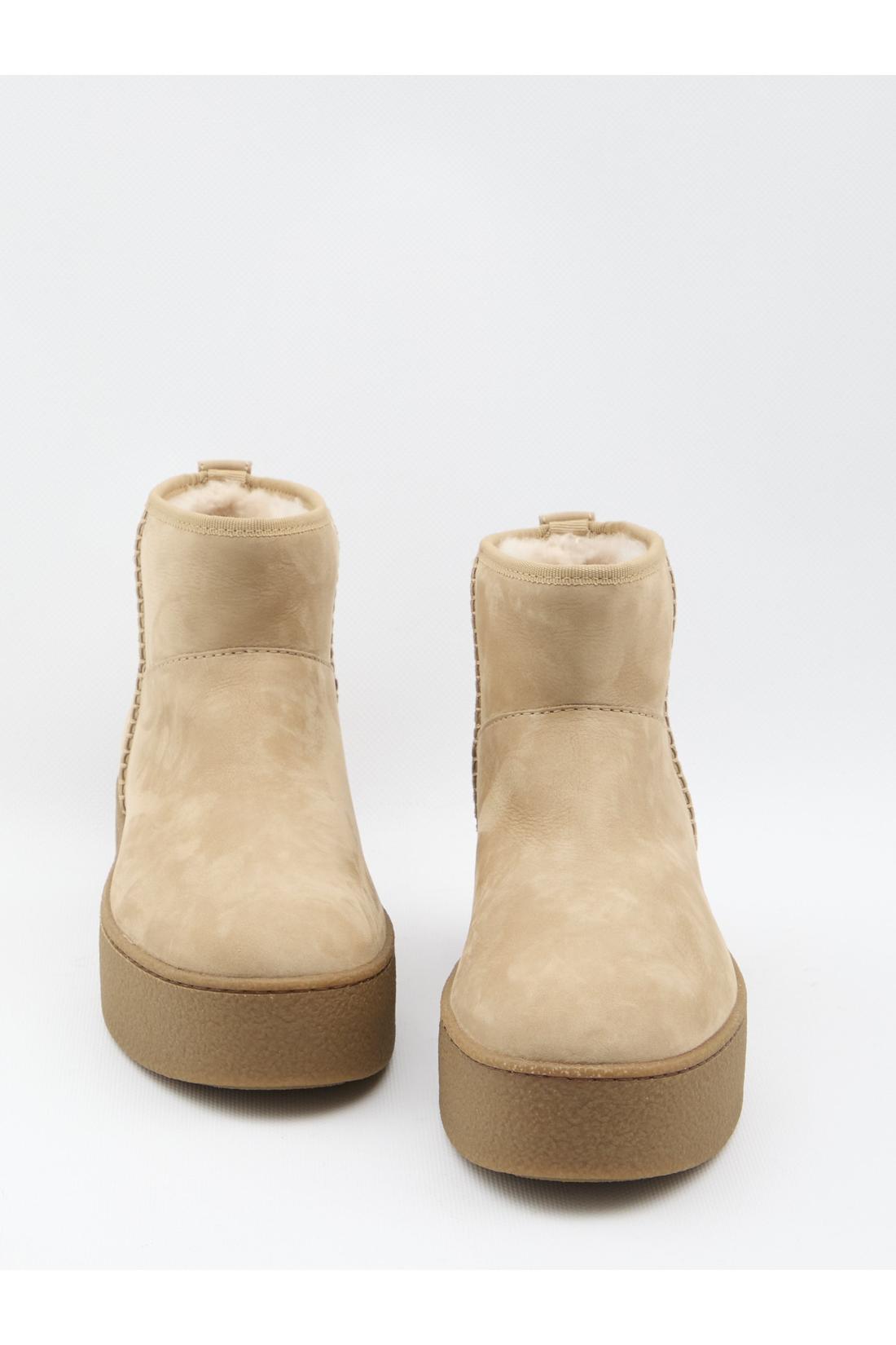 Shearling ankle boots