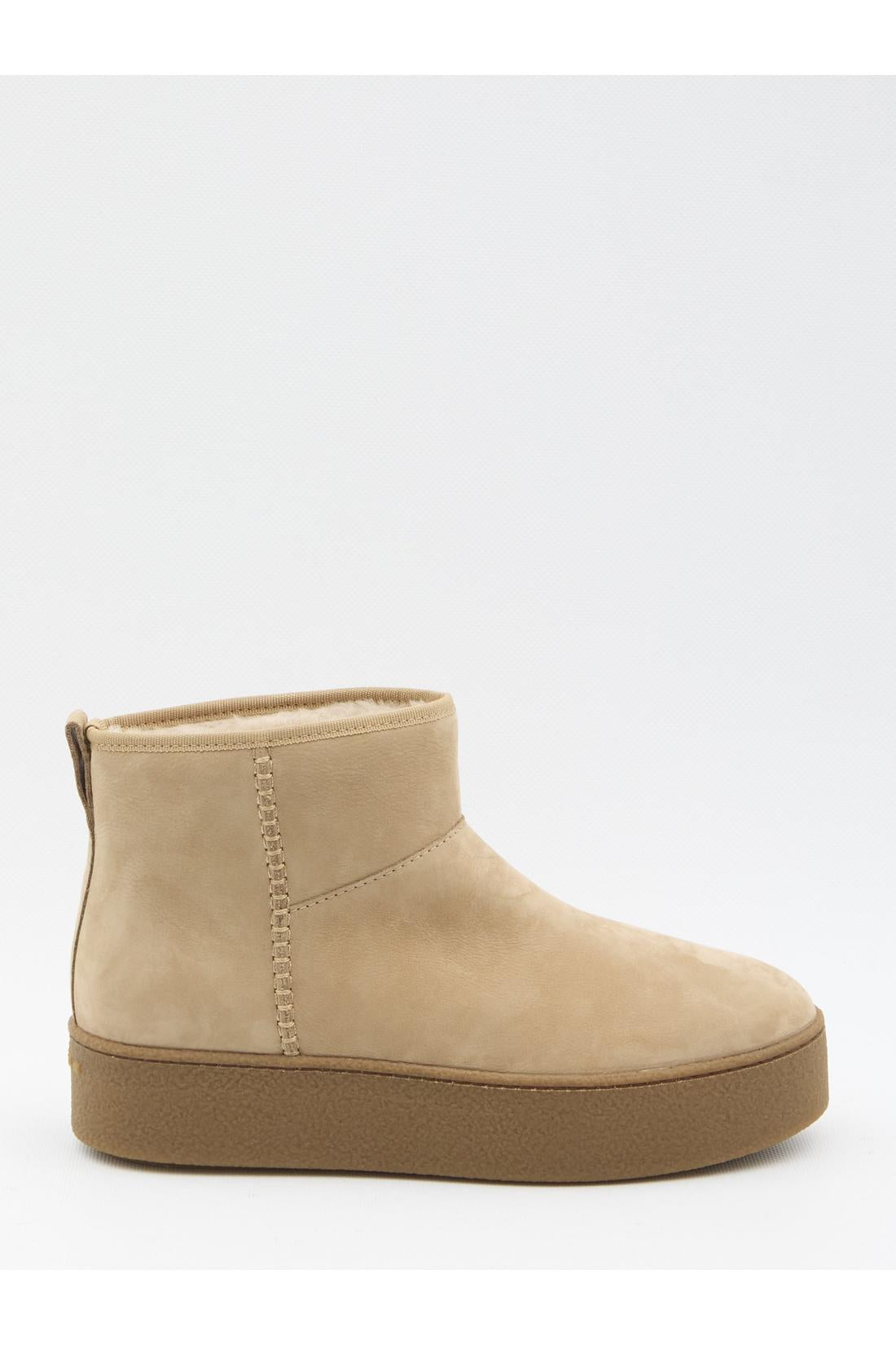 Shearling ankle boots