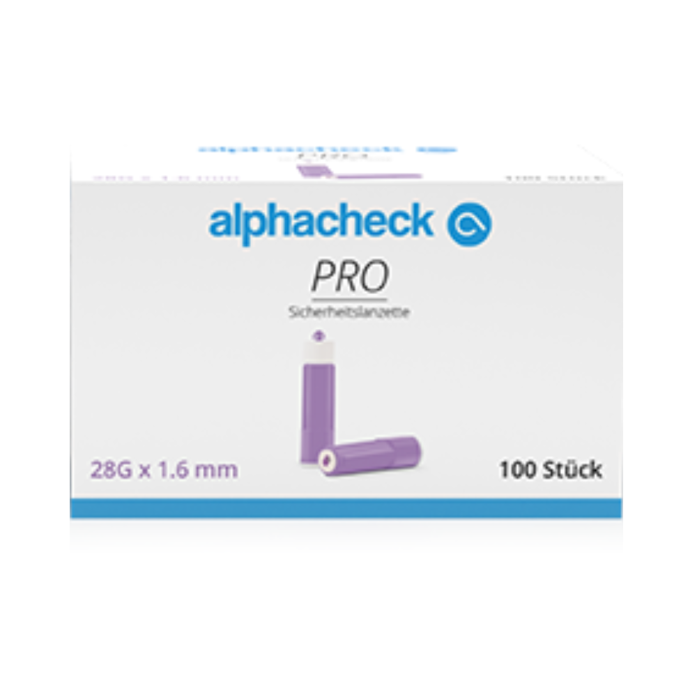 Alphacheck PRO Sicherheitslanzetten, verschiedene Größen
