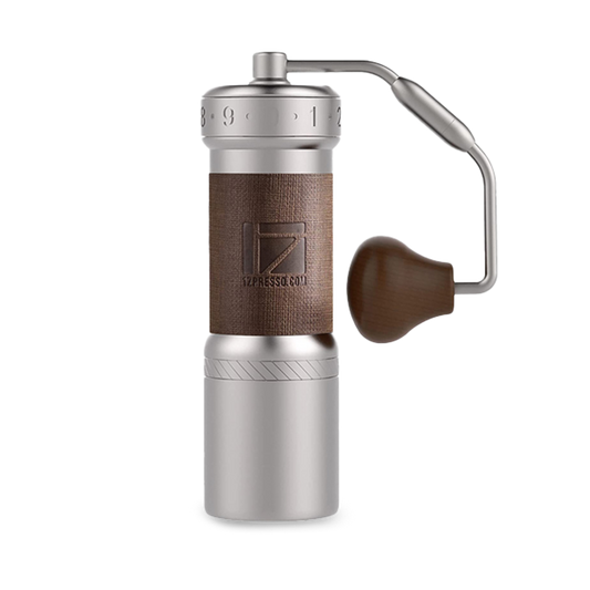 1Zpresso K-Ultra Manual Coffee Grinder – Silver & Iron Grey