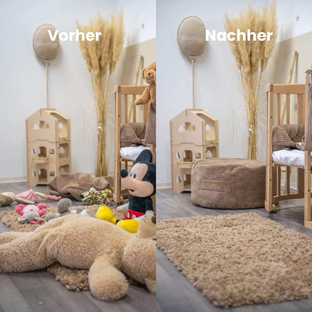 Sitzsack Cord mit Stauraum | Hide and Seat by Kisu