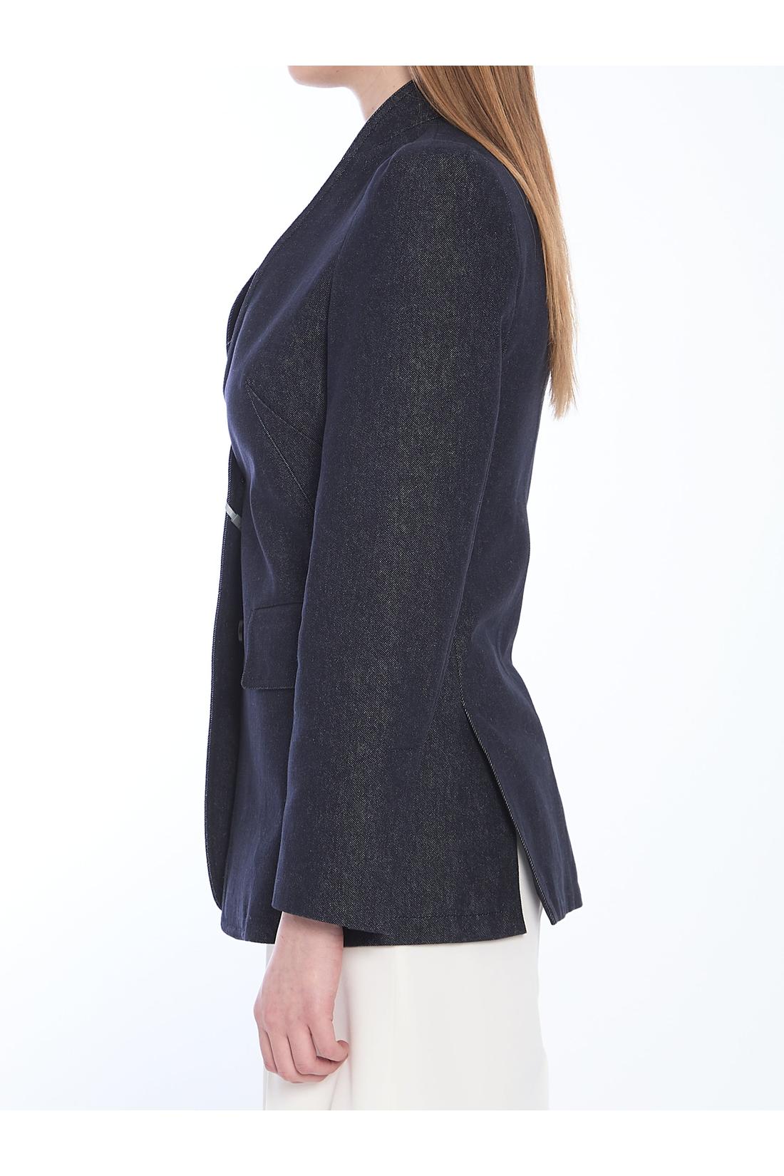 Slim-fit single-breasted blazer