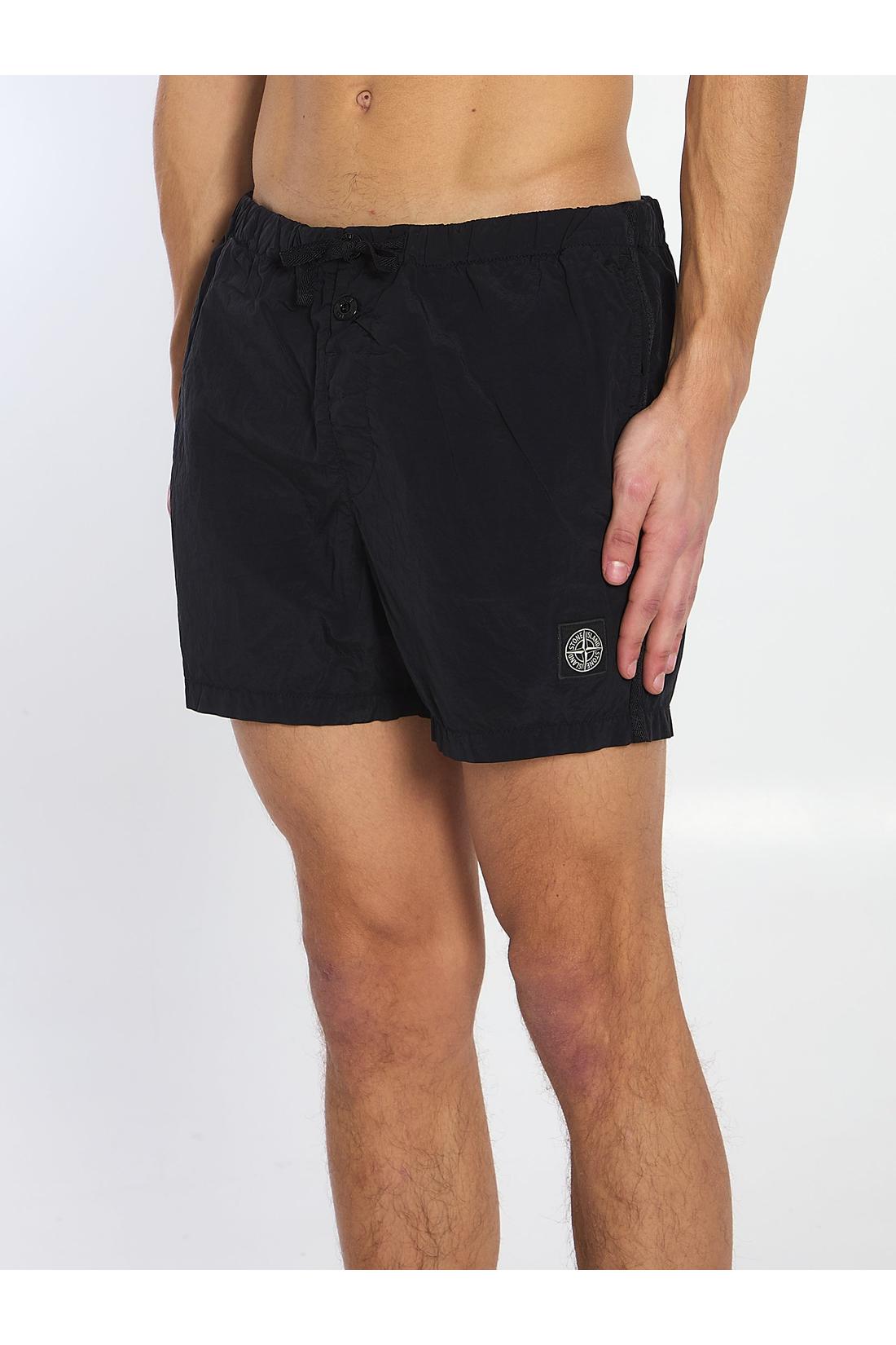 Slim swim trunks