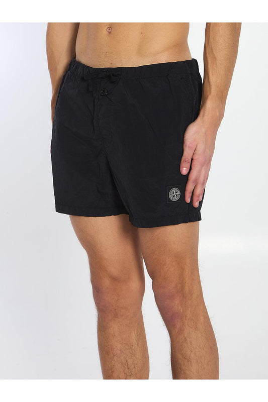 Slim swim trunks