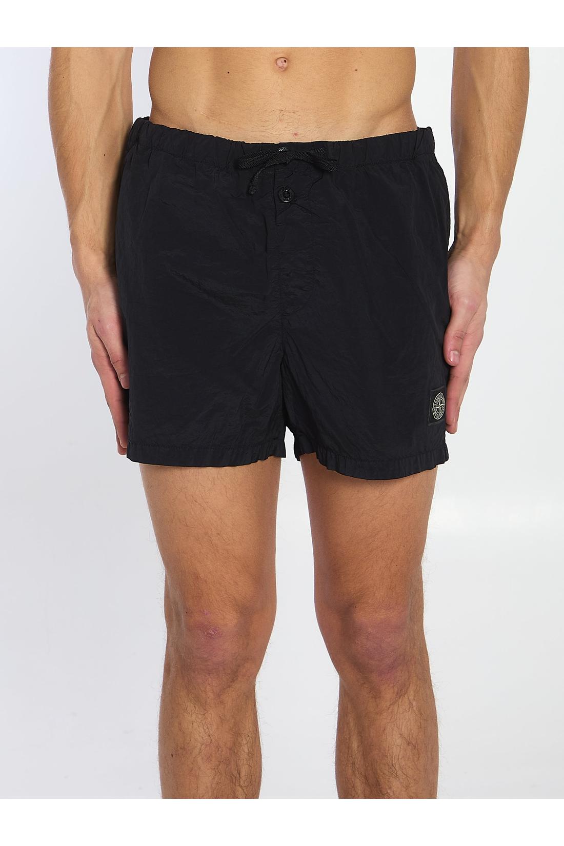 Slim swim trunks
