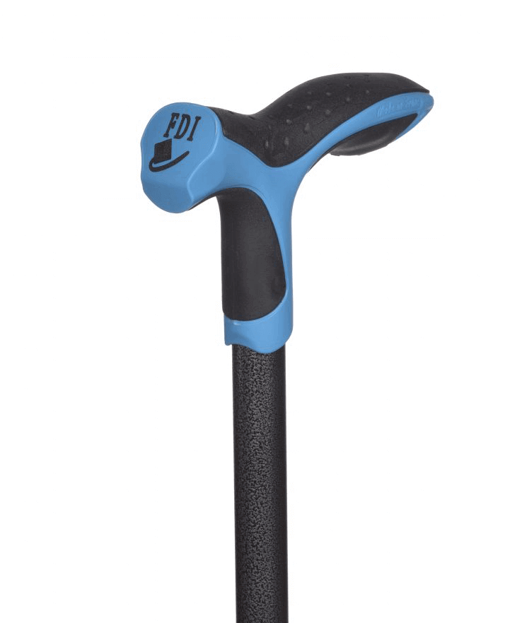 Antar Soft Step walking stick with anatomical handle - aluminum walking stick