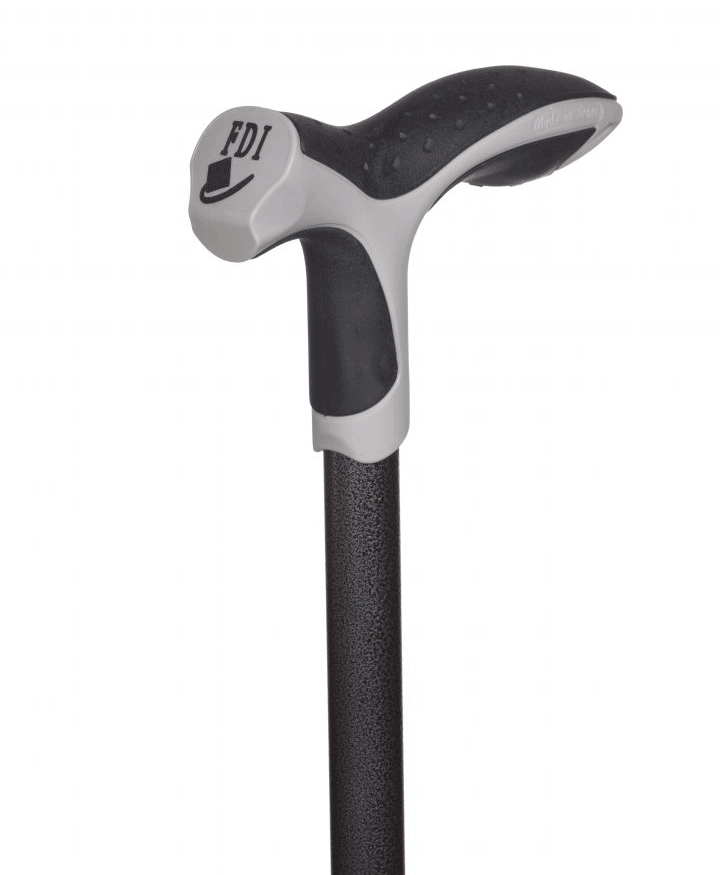 Antar Soft Step walking stick with anatomical handle - aluminum walking stick