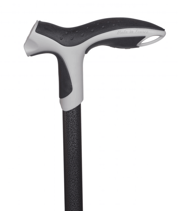 Antar Soft Step walking stick with anatomical handle - aluminum walking stick