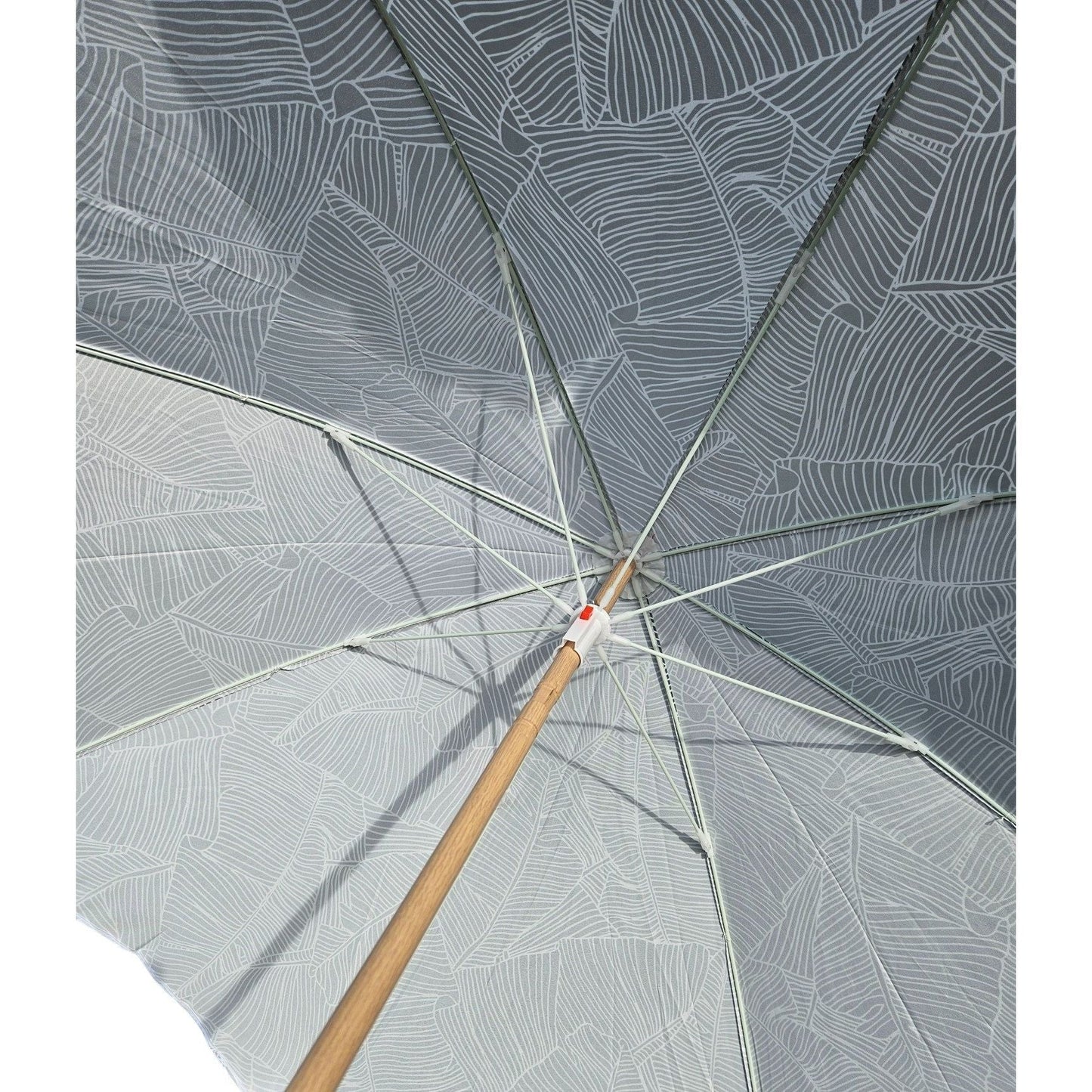 Sonnenschirm Strandschirm Balkonschirm grün creme braun 160 cm UV Schutz 30+