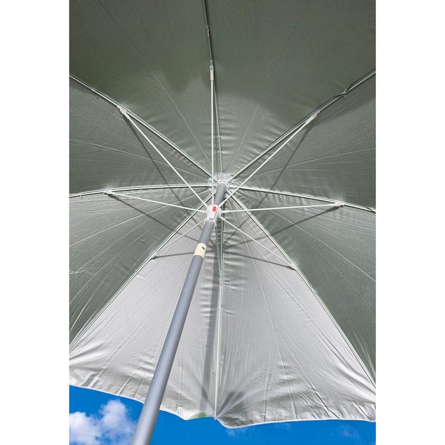 Sonnenschirm Strandschirm Strand Reise Stabil UV Schutz UPF 50+ grün 170 cm