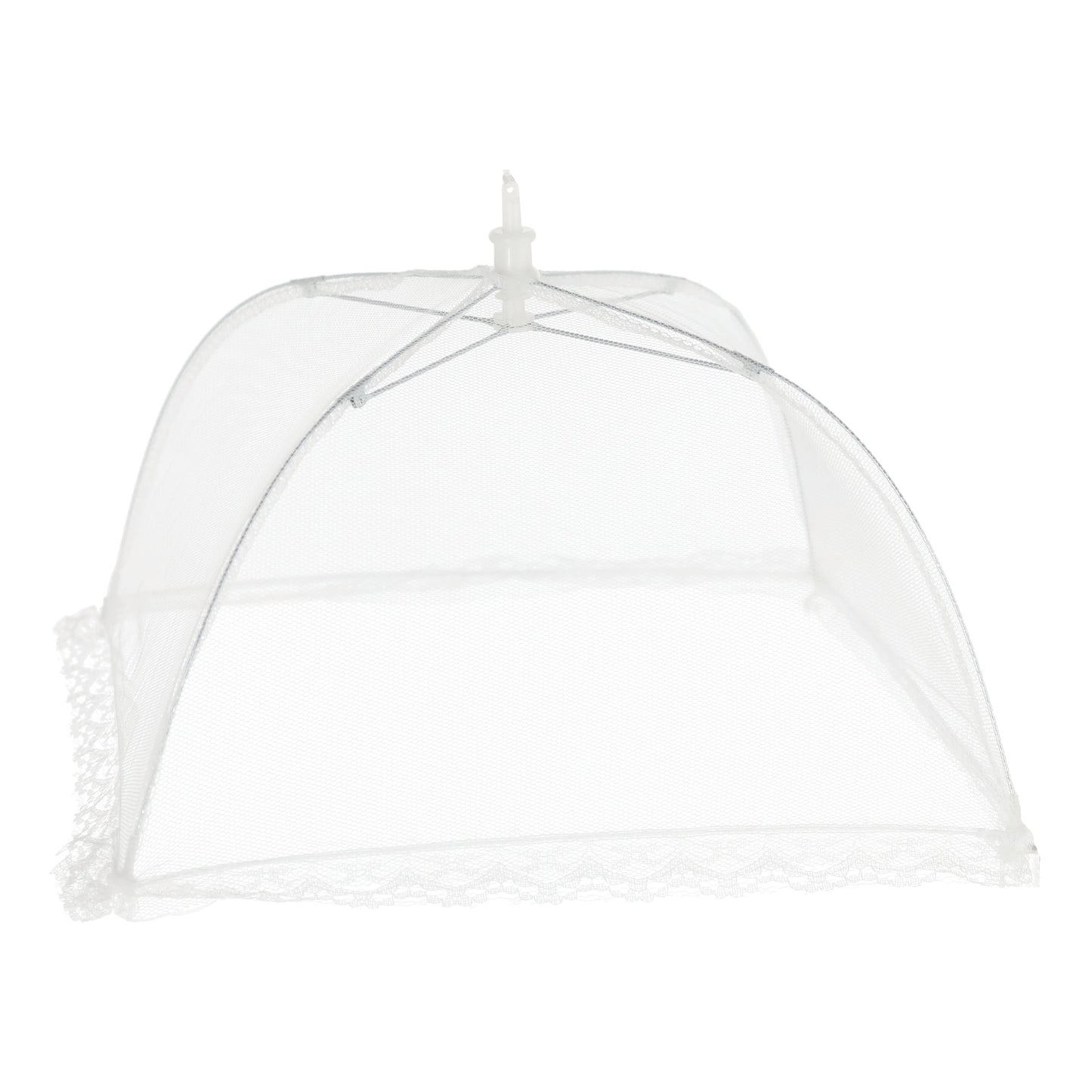 Speisehaube Abdeckhaube Fliegenhaube weiß 2er Set 30x30 cm Zusammenfaltbar