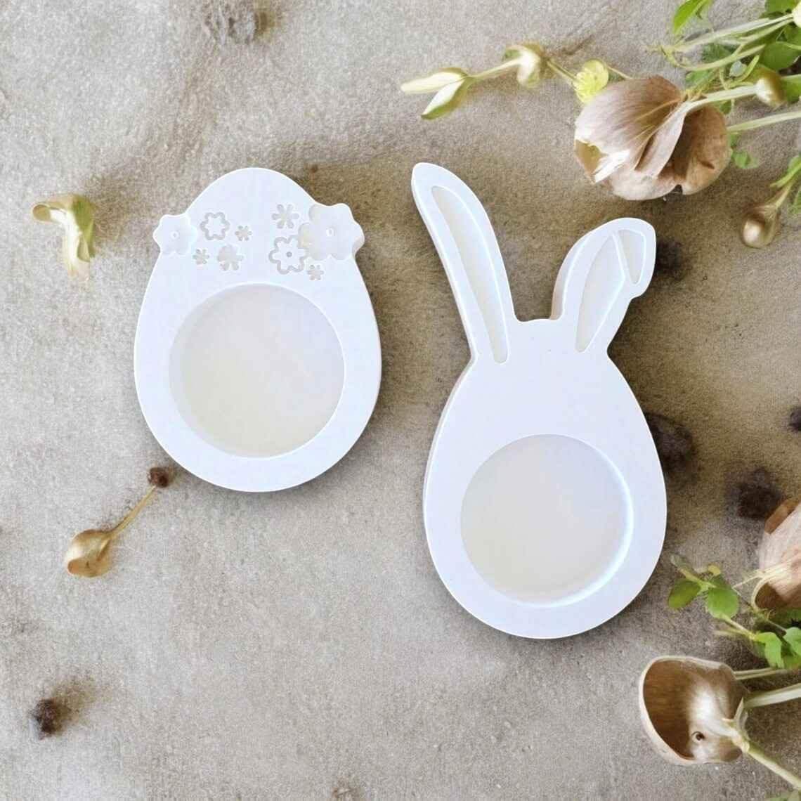 Handgemachte Eierbecher für Ostern – 4er Set in Wunschfarbe