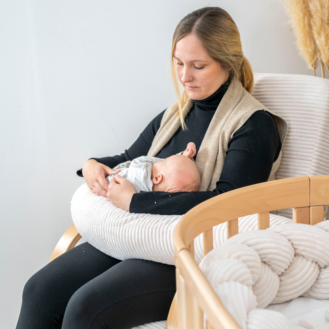 Stillkissen & Schwangerschaftskissen Cord XXL –  ergonomisch & stilvoll