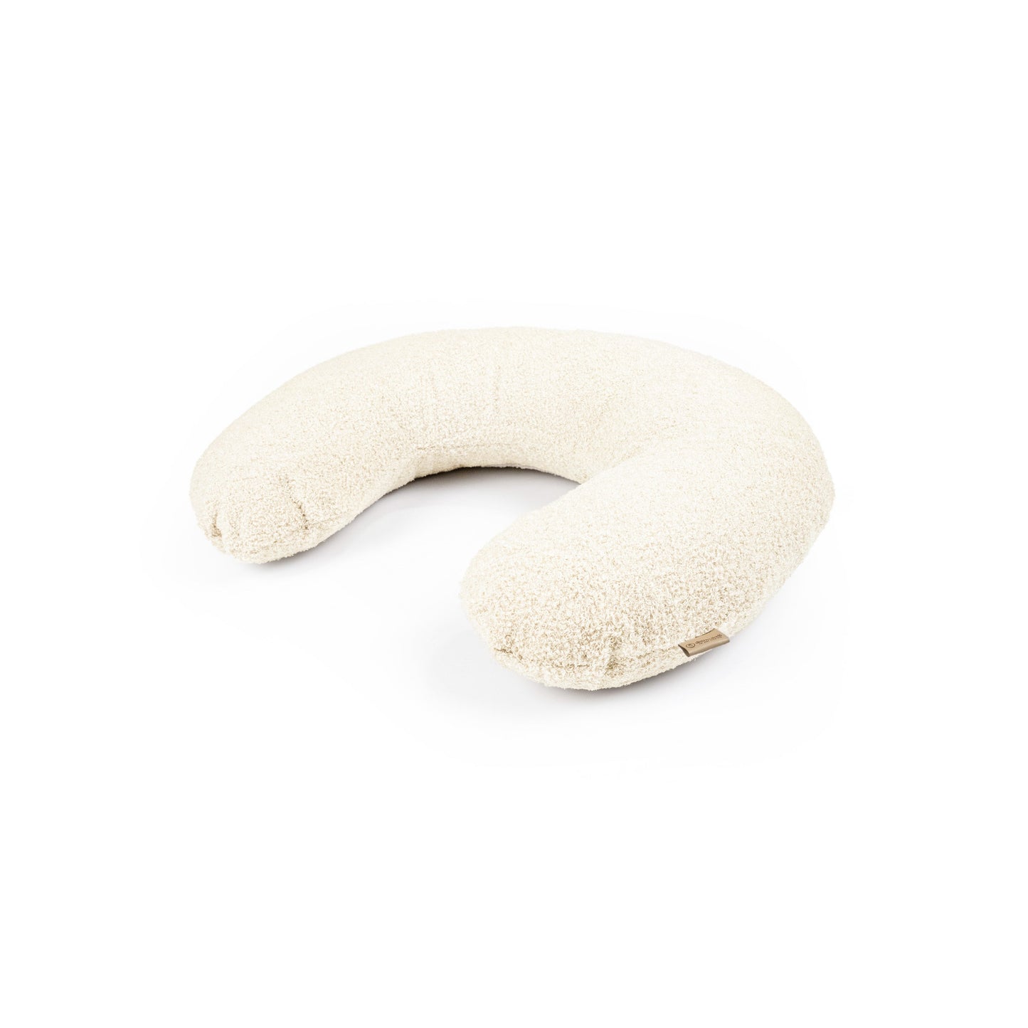 Stillkissen U-Form Teddystoff Bouclé mit abnehmbaren Bezug – ergonomisches Mondstillkissen