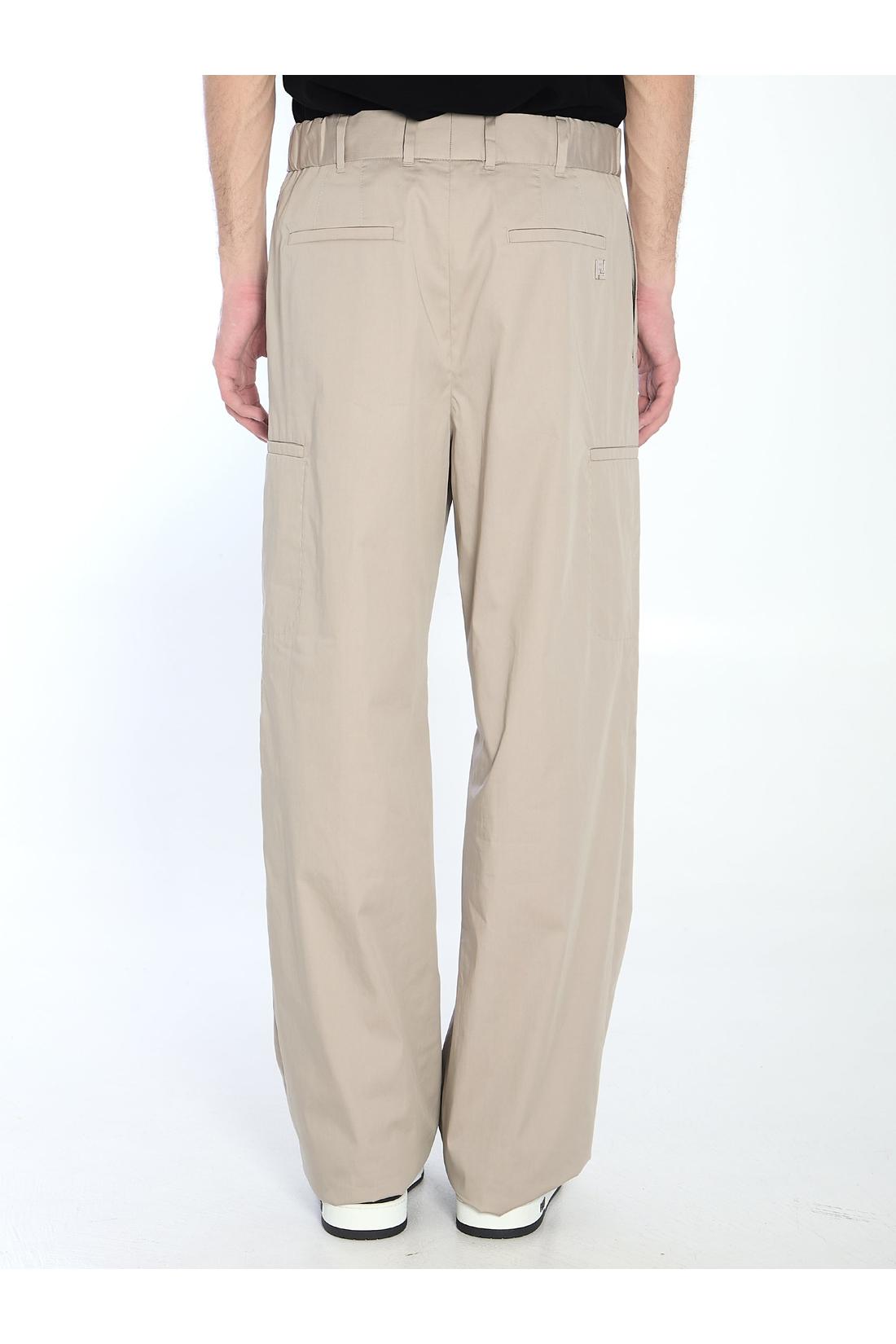 Straight cargo trousers