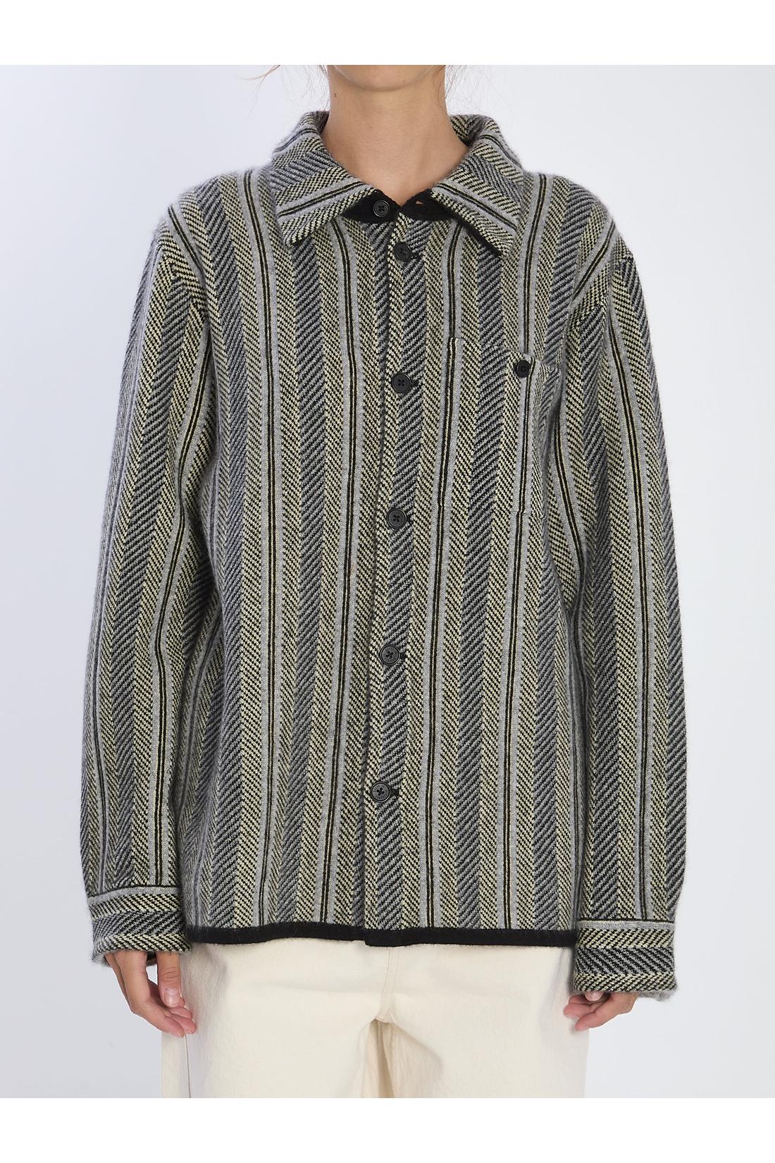 Stripe work shirt