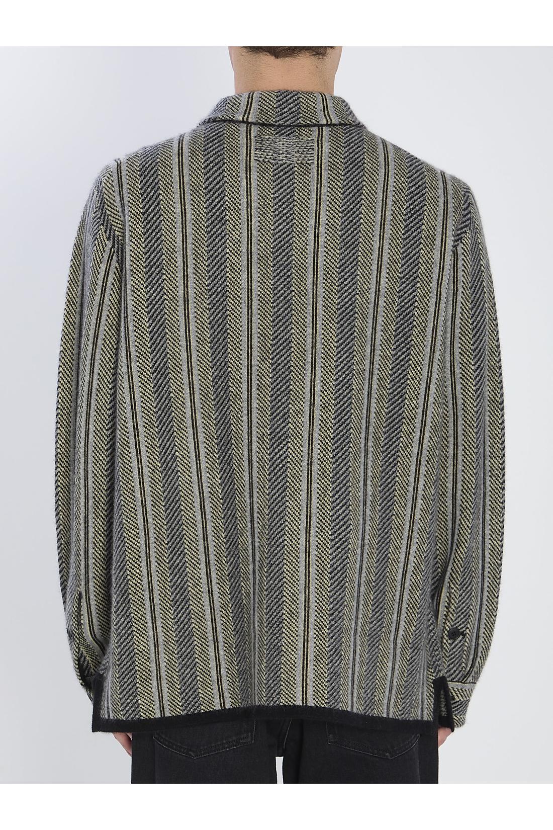 Stripe work shirt