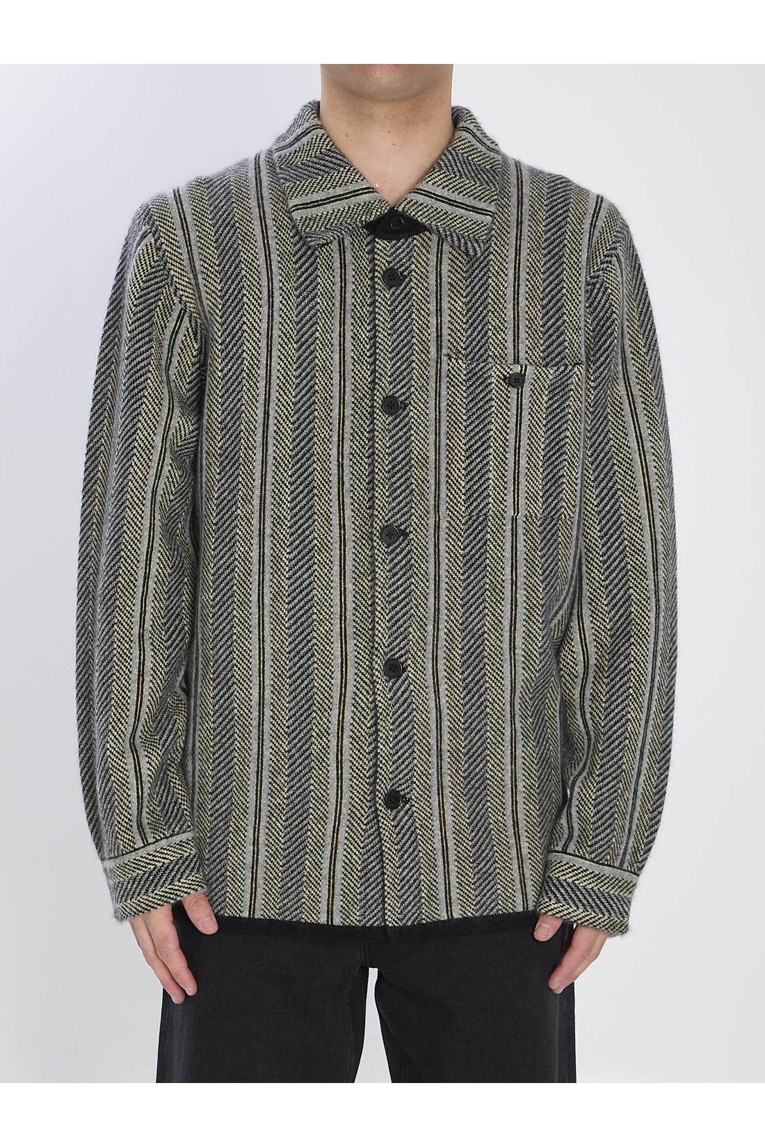 Stripe work shirt