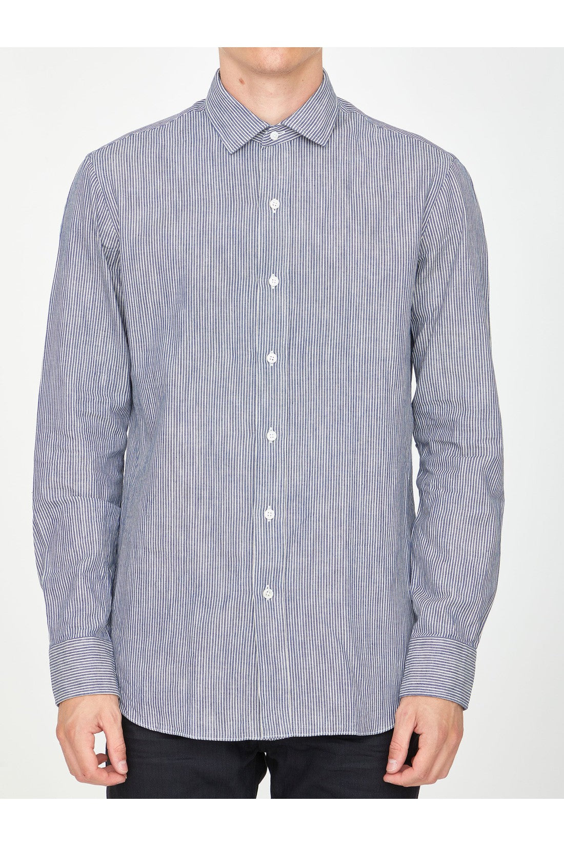 Striped cotton shirt