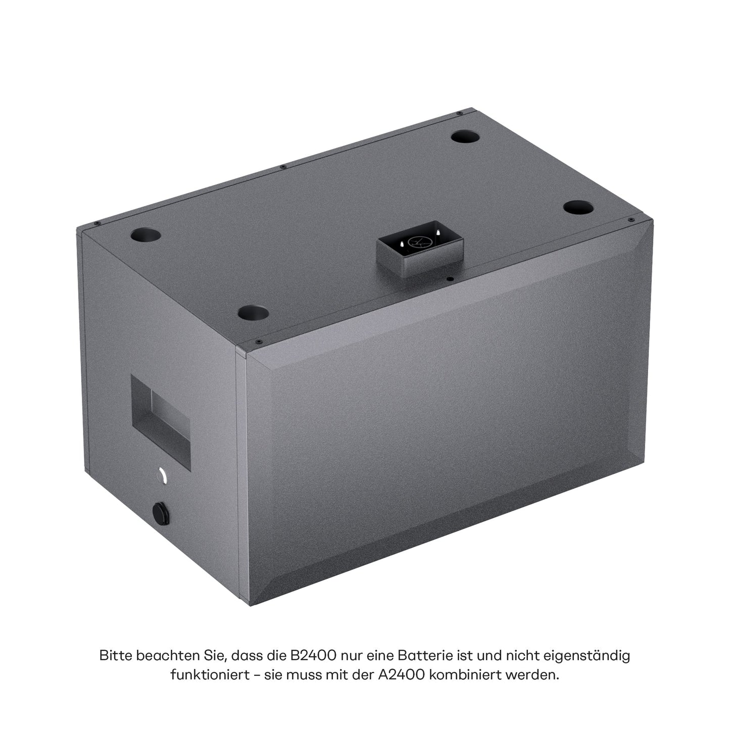 Sunpura S2400 Plug & Play Balkonkraftwerk mit Speicher , AC/DC-Kopplung, 2000W+2400W, 2400Wh