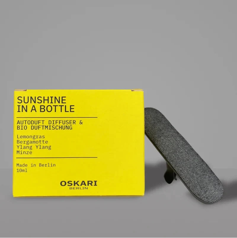 Oskari - Car Fragrance Set “Sunshine in a Bottle” – Sunny freshness for a good mood on the go
