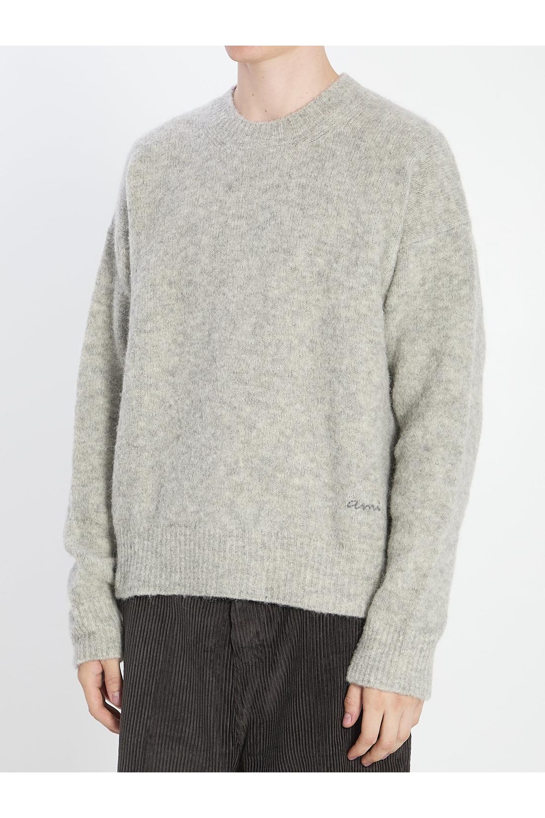 Sweater in alpaca and wool