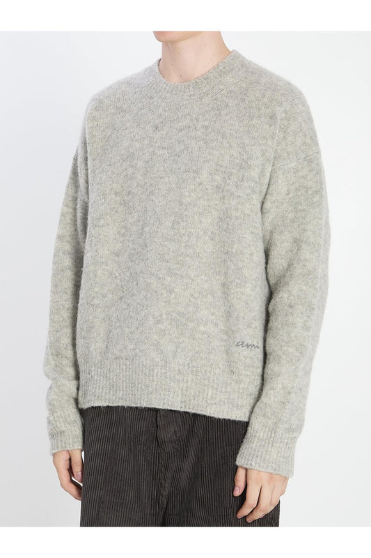 Sweater in alpaca and wool