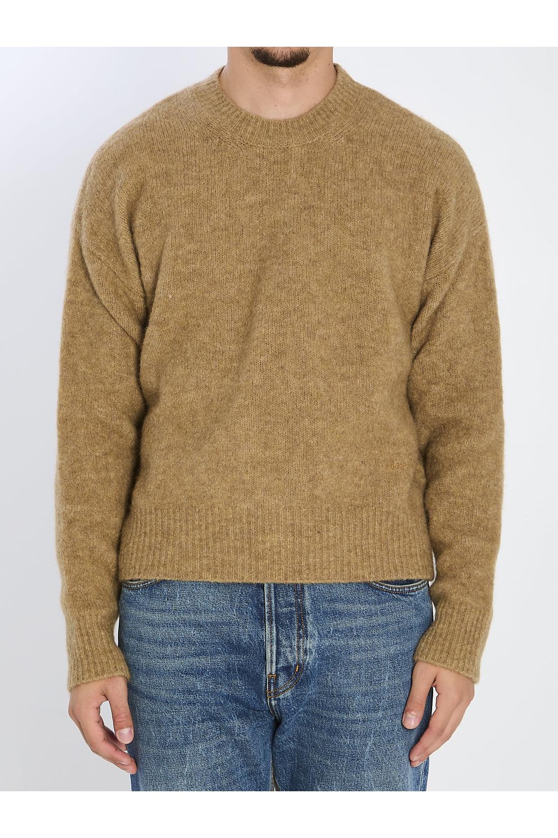 Sweater in alpaca and wool