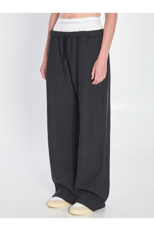 Sweatpants with brief