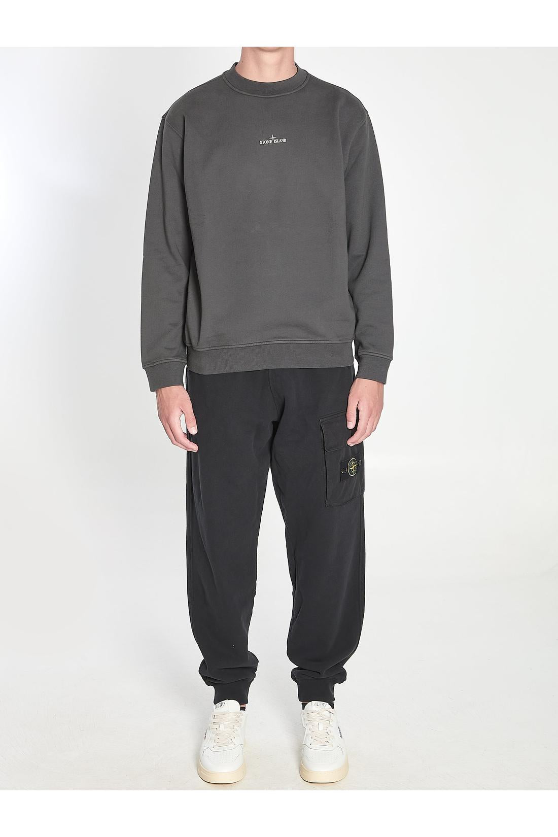 Sweatshirt with Industrial Flow print