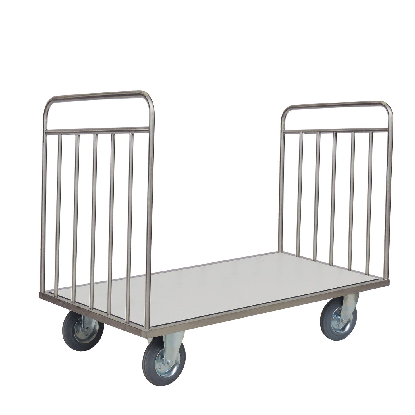 Novocal Transportwagen ohne Rückwand Rahmen: Edelstahl Sämtliche Rohrverbindungen sind rundum vers | Packung (1 Stück)