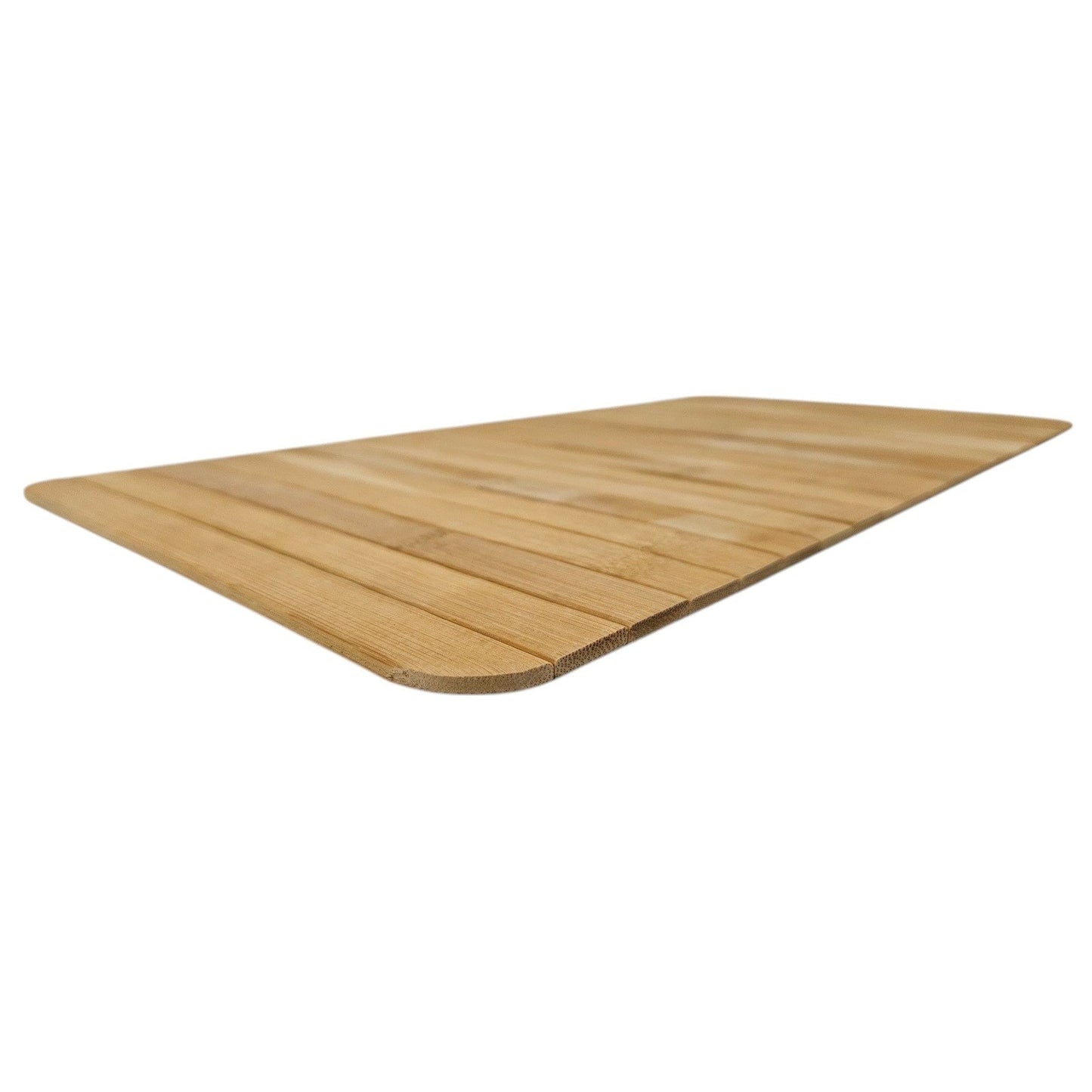 Sofatablett flexibel Bambustablett Bambus Natur anthrazit Armlehnen Schoner