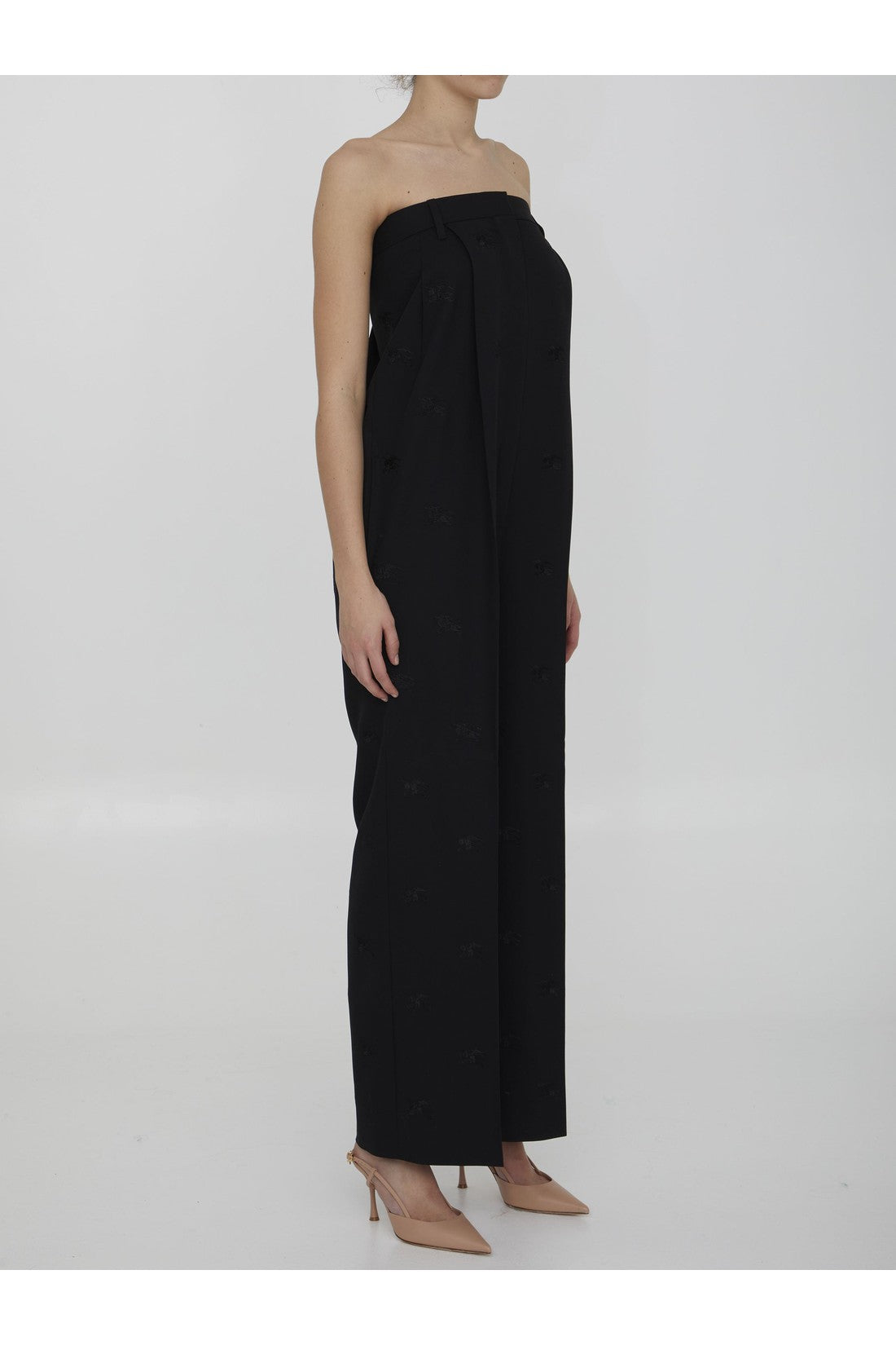 Tailored wool jumpsuit