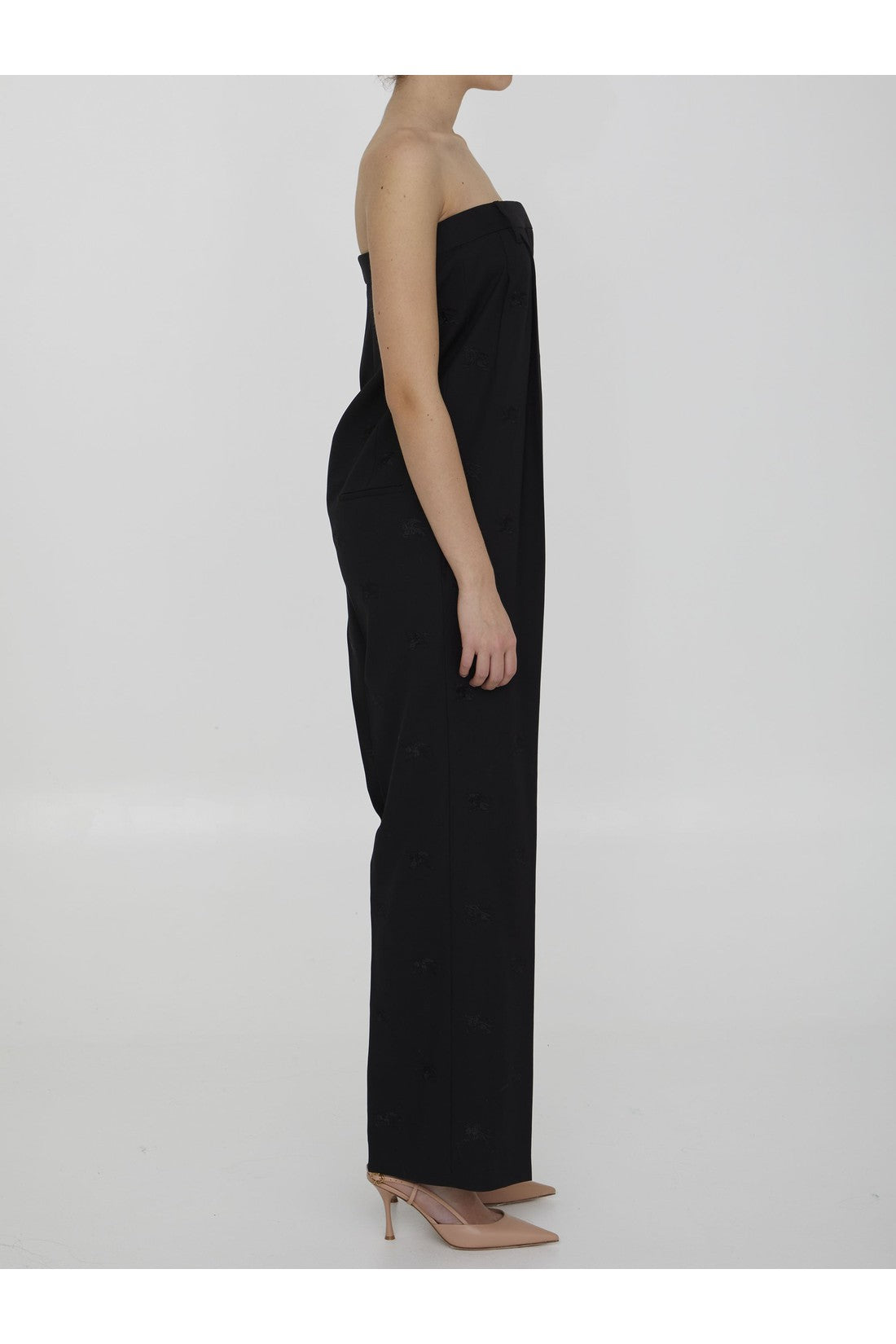 Tailored wool jumpsuit