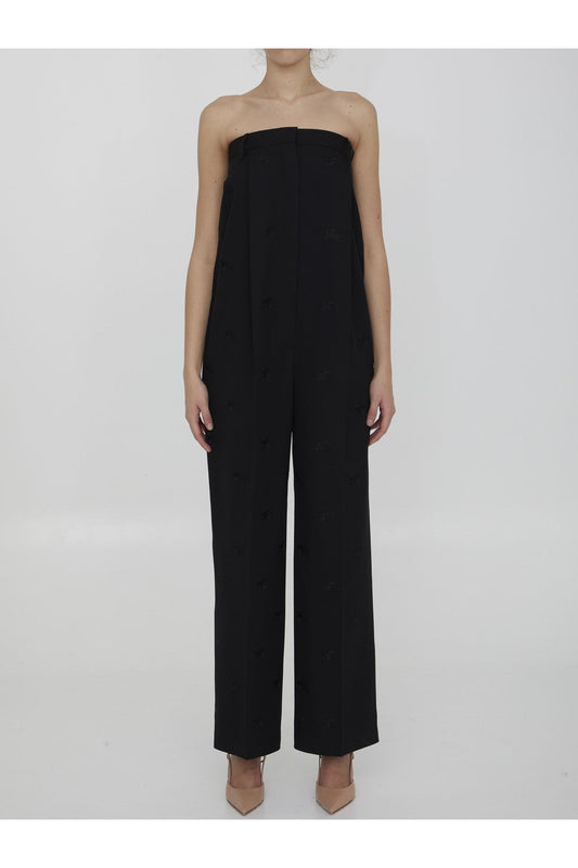 Tailored wool jumpsuit