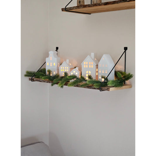 Tannengirlande Weihnachtsgirlande Tannenzweigdeko künstlich Grün  190cm Girlande