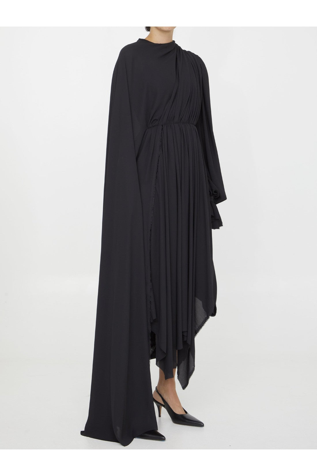 Technical crèpe dress