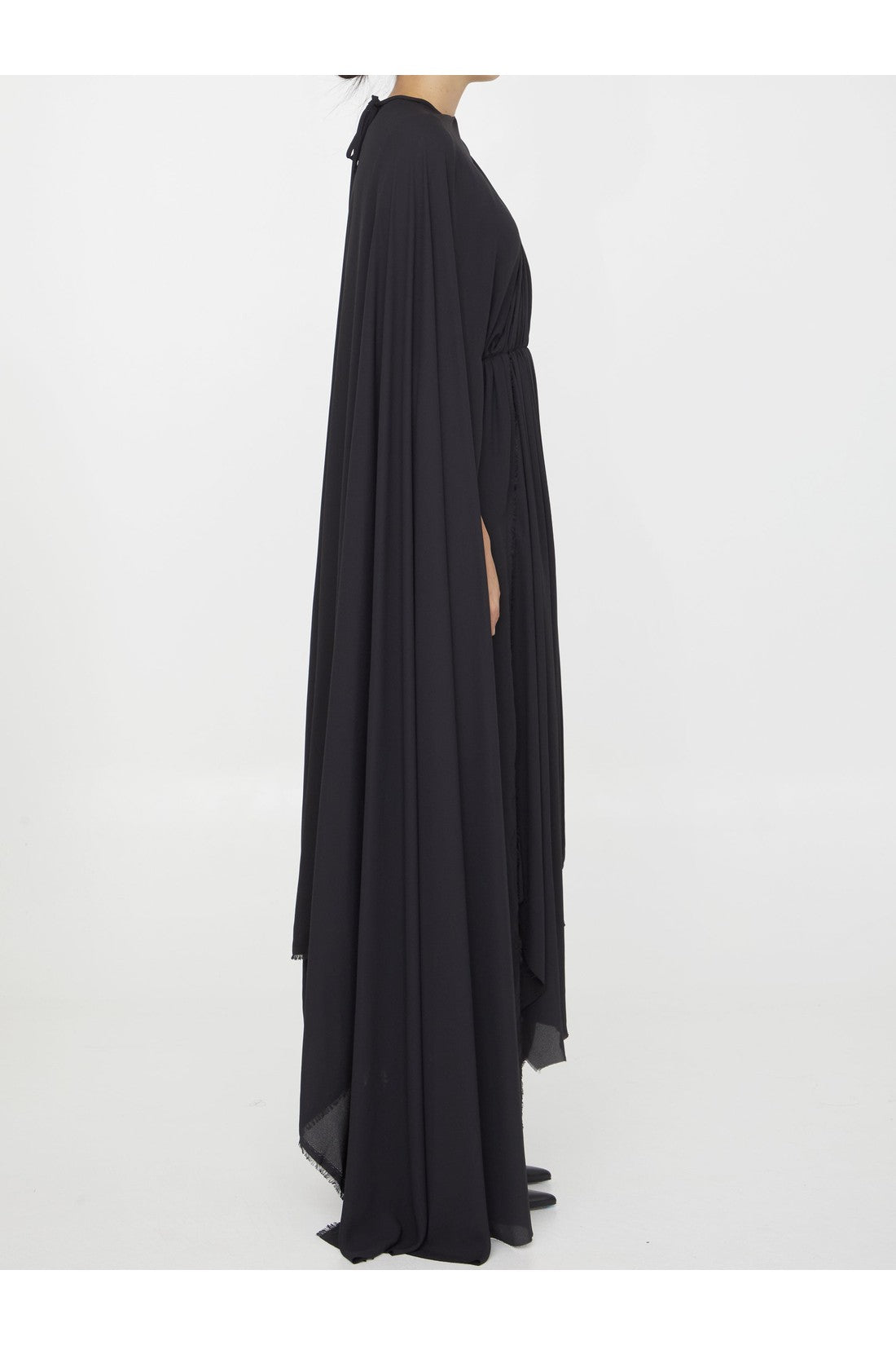 Technical crèpe dress