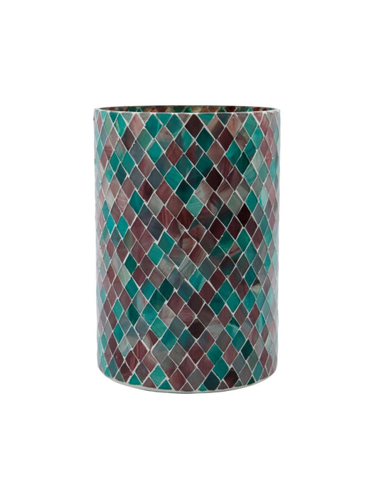 Teelichthalter HDTeela grün/braun, in zwei Größen