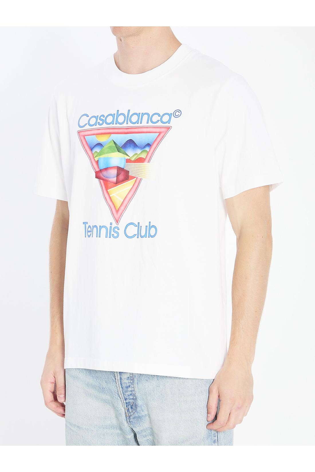Tennis Club Icon printed t-shirt